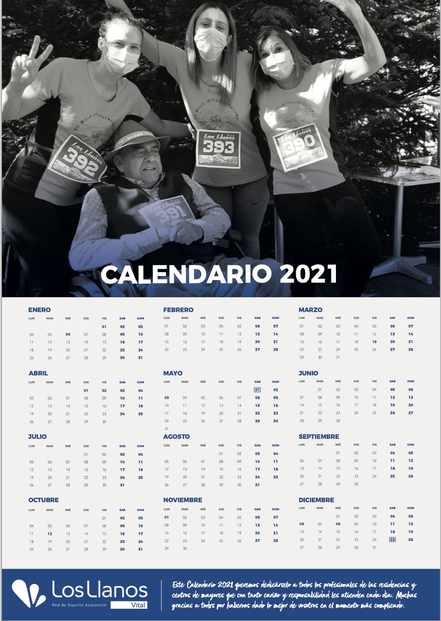 calendario 2021 los llanos vital